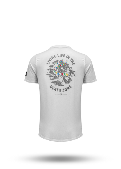 Living Life In The Death Zone Flag T-shirt